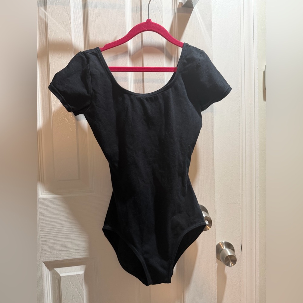 Capezio Black Bodysuit Petite Small